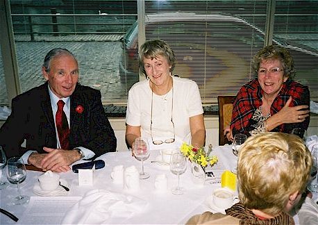 Ian Blackie, Margaret Wishart of Leith, and Jean Lathey from Chertsey, Surrey