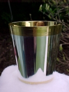 Glided silver beaker, by Karen Wishart